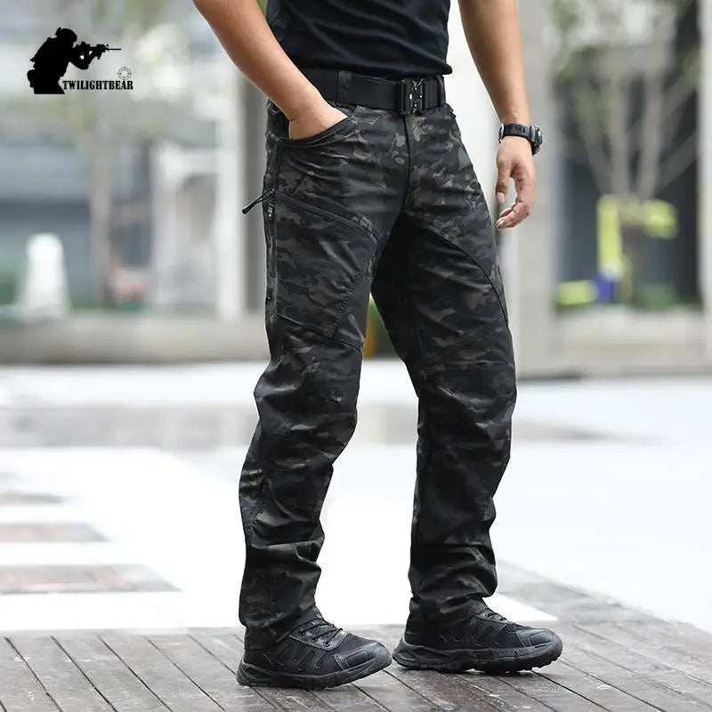 High Quality Men's Cargo Pant Multi Pocket Tooling Pant Waterproof Tactical Pant