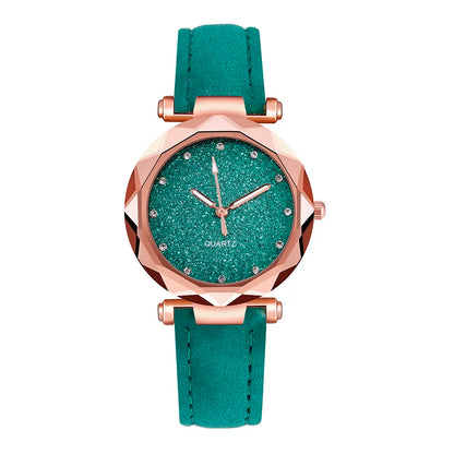 Fashion Luxury Watch Men Women Stars Little Point Frosted Quartz Watch