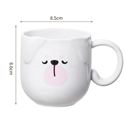 Cute Cat Mouthwash Cup Toothbrush Cup Home Travel Cartoon Thickened Wash Cup