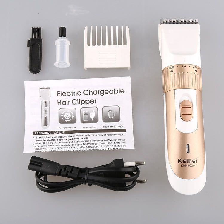 KM-9020 Kemei Rechargeable Electric Hair Clipper High Quality Hair