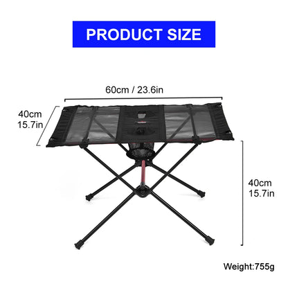 Widesea Camping Folding Table Tourist Picnic Pliante Dinner Foldable Travel