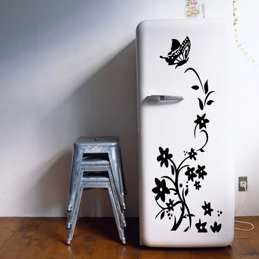 Creative Butterfly Refrigerator Sticker Home Decor Kitchen DIY Wall Stickers