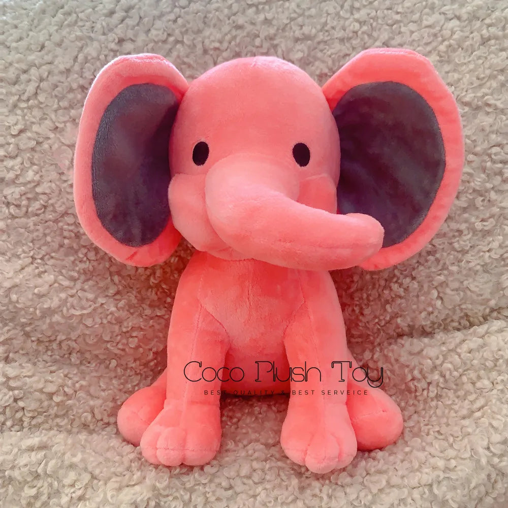 Elephant Plush Toys Kawaii Toy Stuffed Animal Doll for Boys White Elephant Toys