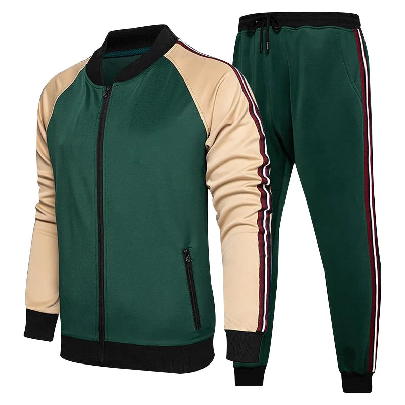 Wholesale 2022 Custom Logo Male Training Wear Sweatsuit 2 Piece Pants Sets