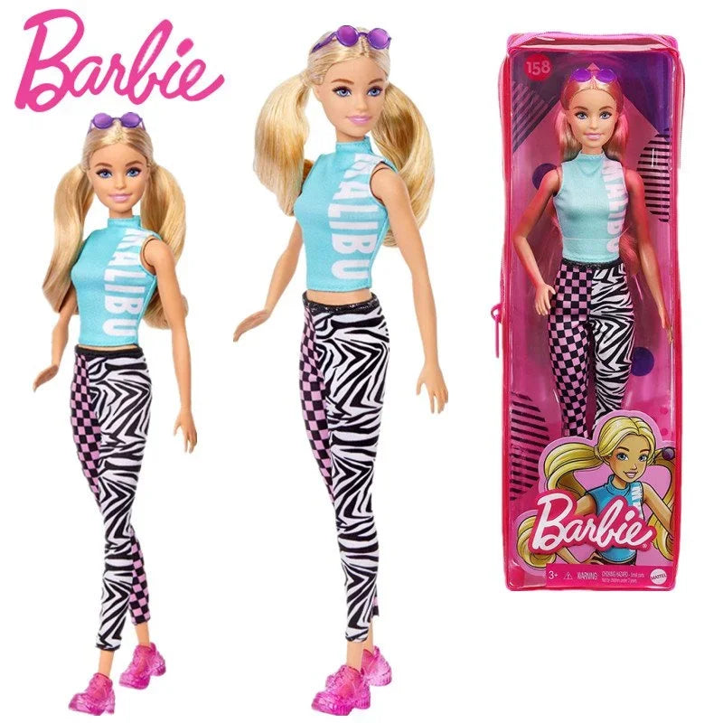 100% Original New Barbie Fashionistas Dolls for Girls Genuiine Top Brand Mattel