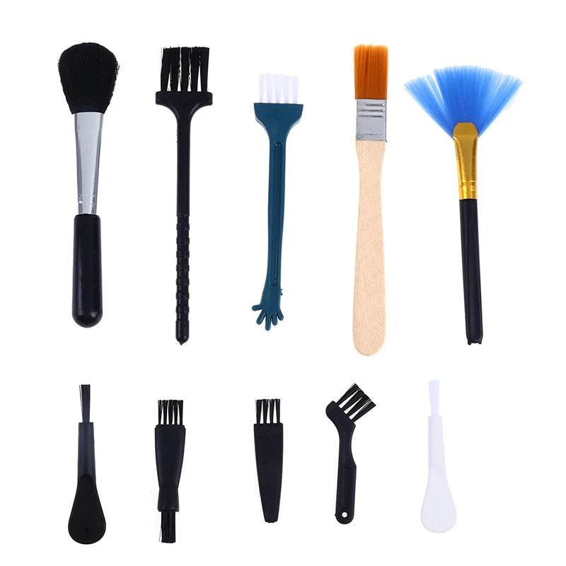 PC Laptop Keyboard Cleaning Tools Brush Kit 10 Pcs Small Tools Car Phone