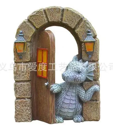 Ornaments Animal New Dragon Statue Door and Window Ornaments Resin Crafts Statue