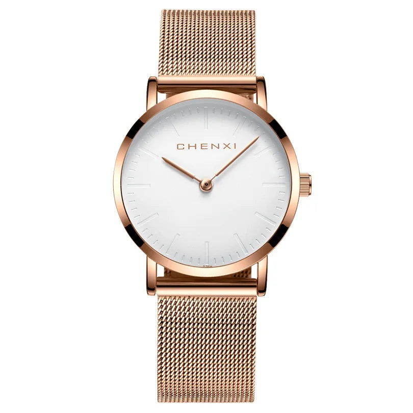 CHENXI Brand Fashion Lovers Wristwatches Women Dress Watches Women Quartz-Watch