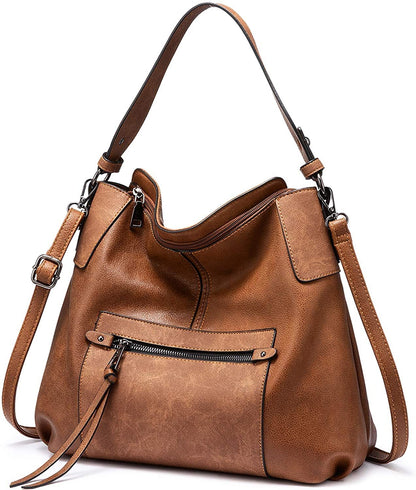 LOVEVOOK Realer Women Hobo Bags Large Crossbody Shoulder Vegan Faux Leather