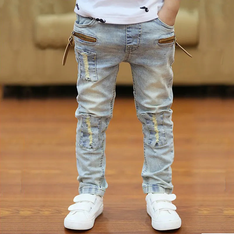 High Quality  2022 Spring and Autumn Kids Pants Boys  Baby Stretch Trousers