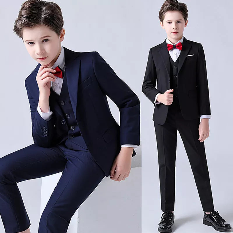 Formal Boys Dress Suit Flower Spring Autumn Child Wedding Party