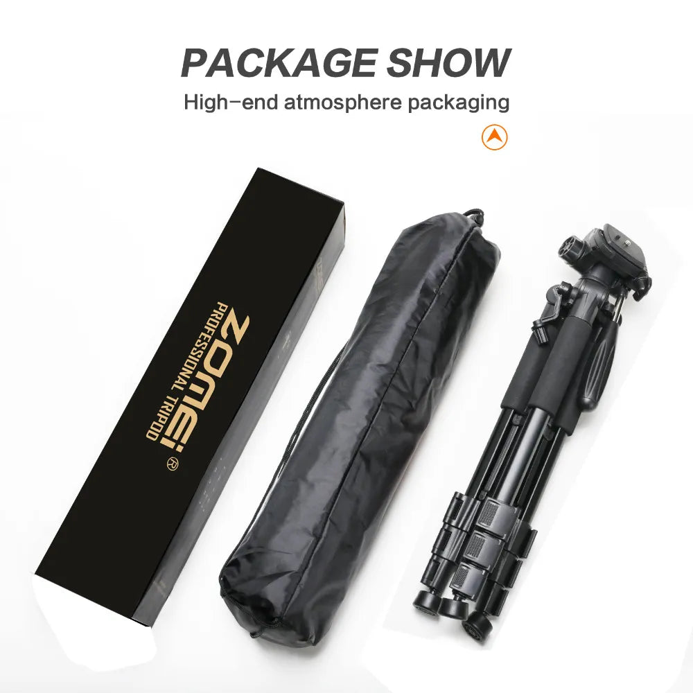 ZOMEI Q111 Professional Portable Travel Aluminum Camera Tripod & Pan