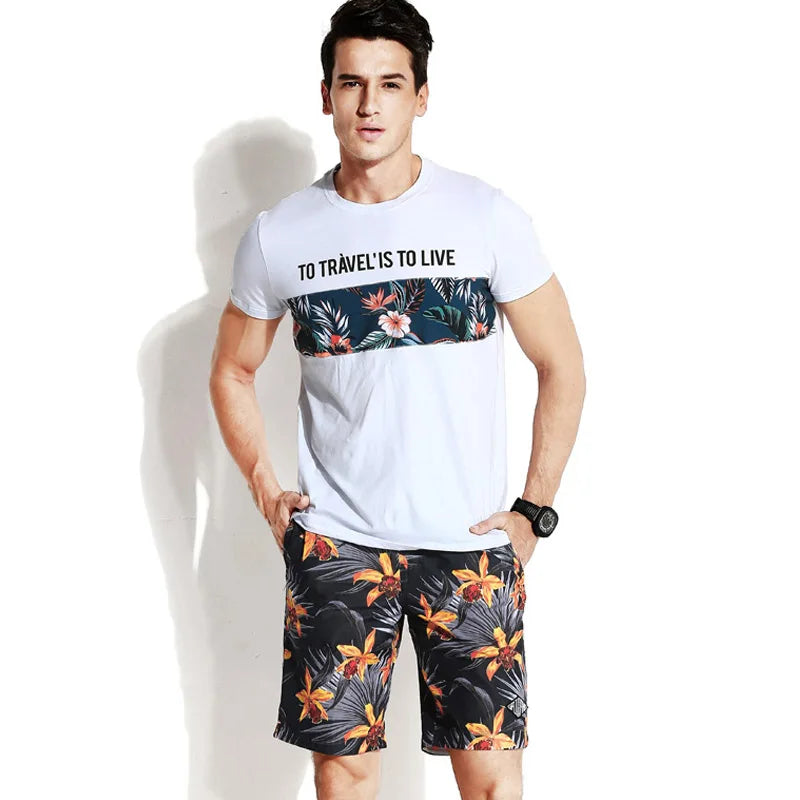 Gailang Brand Mens Beach Shorts Board Boxer Shorts