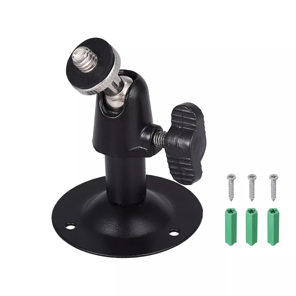 CCTV Camera Stand Wall Ceiling Metal Mount Bracket Holder & Fitting Screws