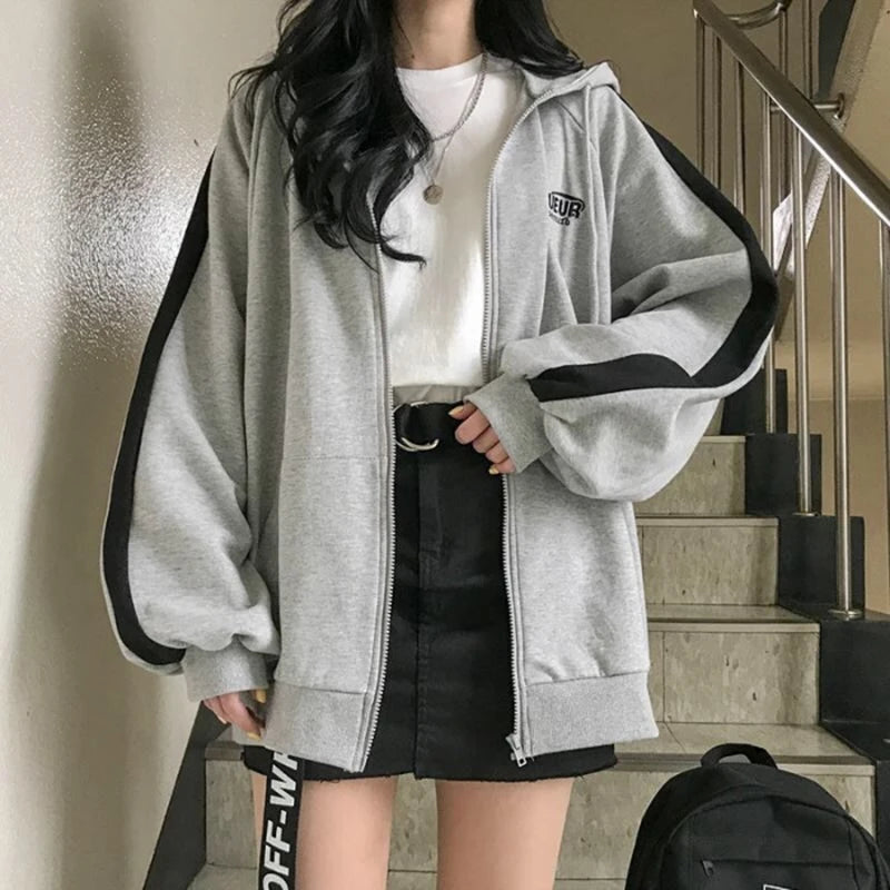 Oversized Hoodies Women Casual Long Sleeve Loose Sweatshirts Female Harajuku