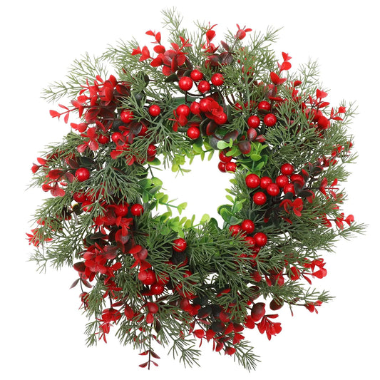 1pcs Winter Berry Wreath Christmas Tree Wreath Christmas Artificial Wreath