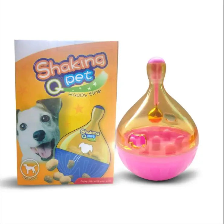 Pet Dog Fun Bowl Feeder Cat Feeding Toys Pets Tumbler Leakage Food Ball Pet