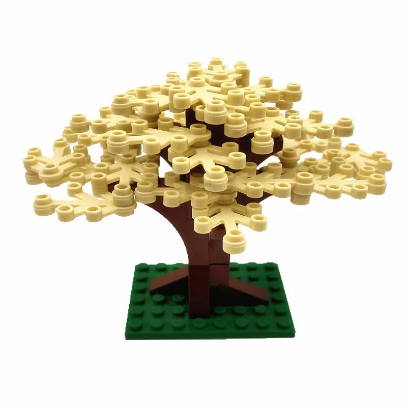 Farm Animals Trees Plants Building Blocks for Kids MOC Compatible