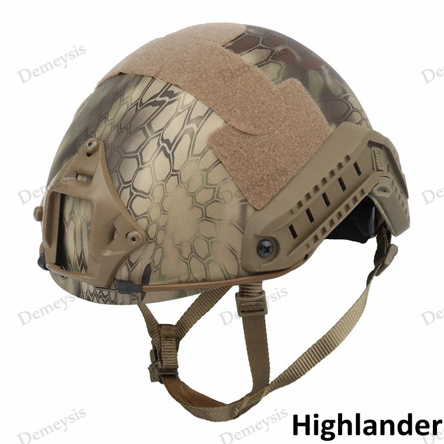 New FAST Helmet Airsoft MH Camouflage Tactical Helmets ABS Sport Helmet