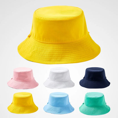 Children's Hat Double-Sided Fisherman Hats Summer Sunscreen Cap Boys