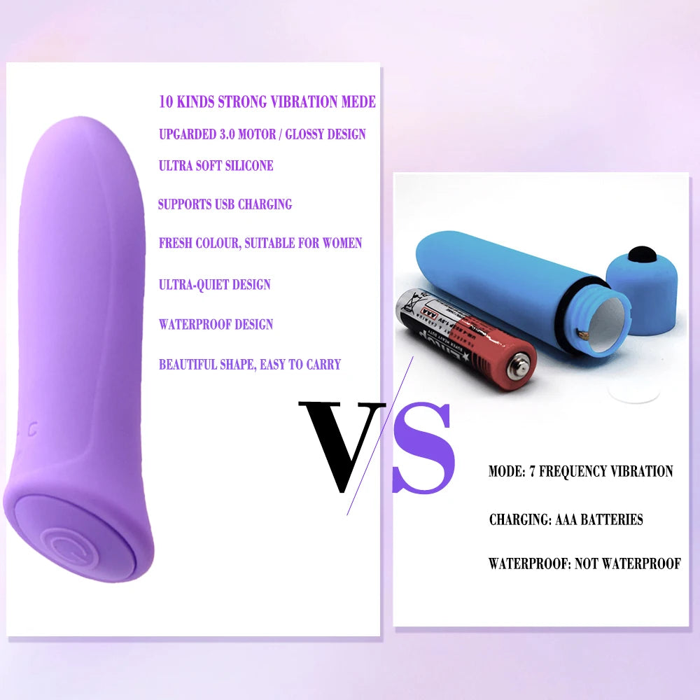 Luxury Mini Bullet Vibrator Vagina Vibration Adult Erotic Toys