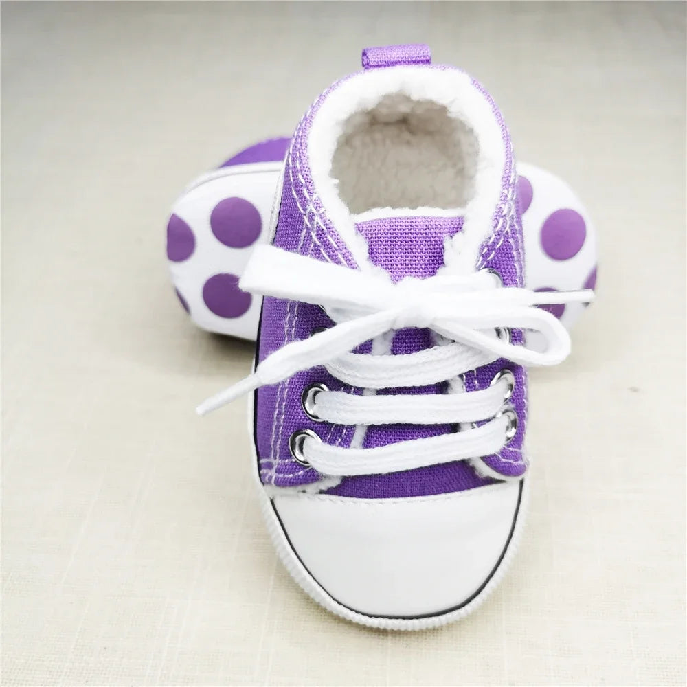 Newborn Five-Pointed Star Canvas Shoes Baby Shoe