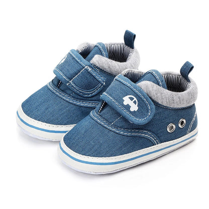 Newborn Baby Boys Shoes Pre-Walker Soft Sole Pram Shoes