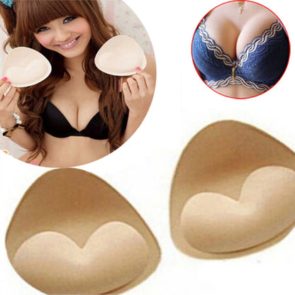 1 Pair Bikini Insert Chest Pad Women Summer Inserts Sponge Foam Bra Pads