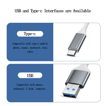 Mini USB Hub Extensions 4 Port USB 3.0 Hub 2.0 Multi USB Splitter Adapter