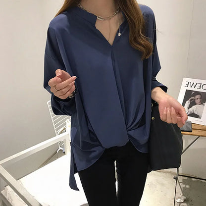 OL Office Long Sleeve 2022 Summer Women's Shirt Blouse for Women Blusas Womens