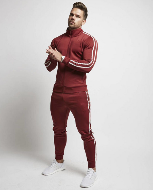 Tracksuit Men Zip Pocket New Men Sets Autumn Spring Sporting Suit Sweatshirt