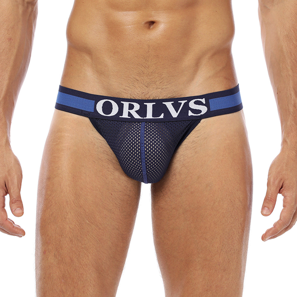 New Fashion ORLVS Men Underwear Sexy Mens Low Rise Briefs Thongs for Men