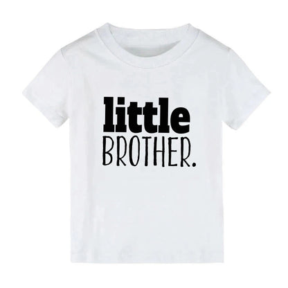 T-Shirts Big Brother&Little Brother Kids T-Shirt Birthday Shirts