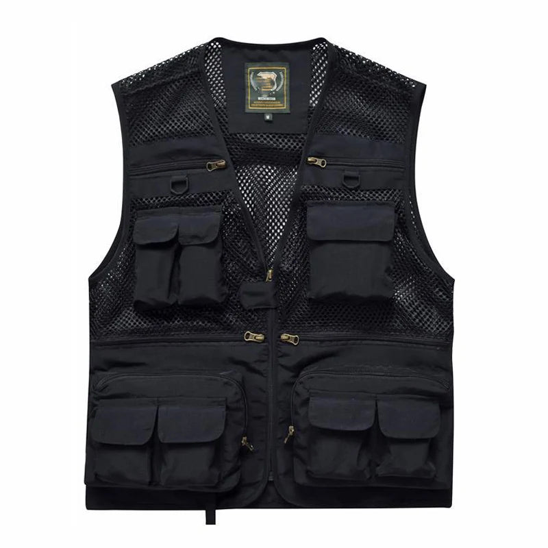 Outdoor Summer Tactical Fishing Vest Jackets Safari Sleeveless Jackets