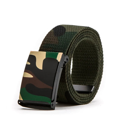 Yienws Cocuk Kemer Camouflage Canvas Belts for Boys Children