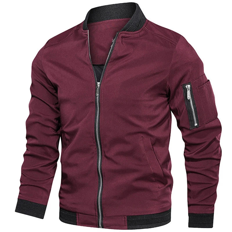 Mens Jackets Coats Men's Bomber Jacket Spring Autumn Jacket