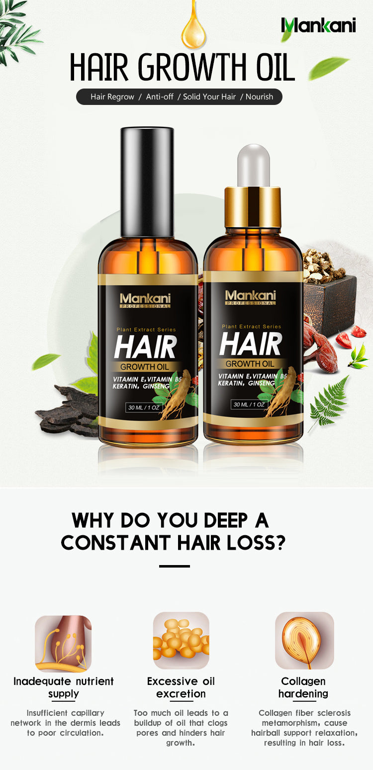 Hair Growth Chebe Oil Private Label Hair Treatment Hair Care Loss Prevention