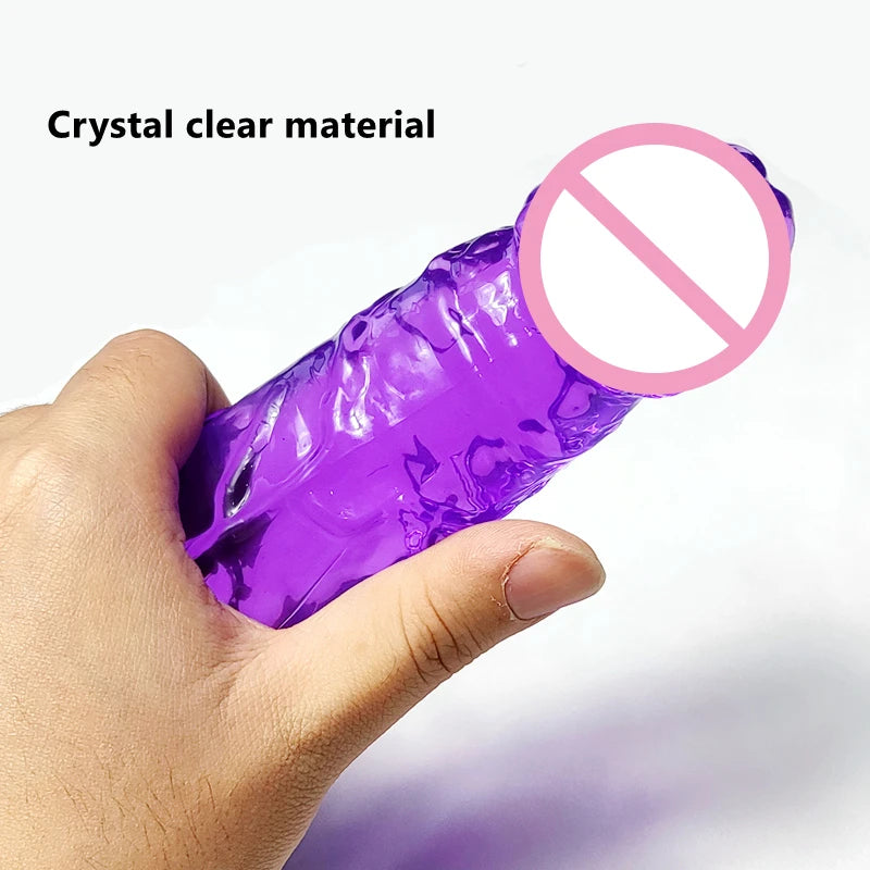 Realistic Dildo With Suction Cup Huge Jelly Dildos Sex Toys for Woman Men