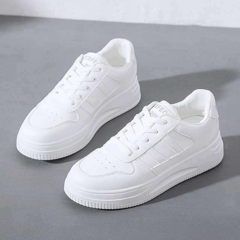 White Shoes 2023 Female Student Casual Shoes Breathable Sports Shoes