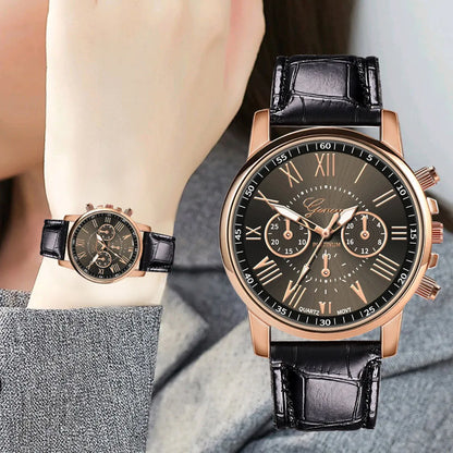 2022 Watch Women's Luxury Leather Band Analog Quartz Wrist Watch