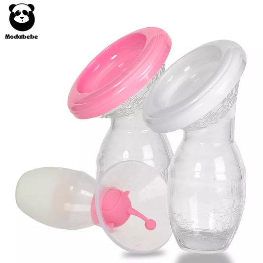 5/10Pcs Baby Feeding Manual Breast Pump 100% Food Grade Silicone Collector