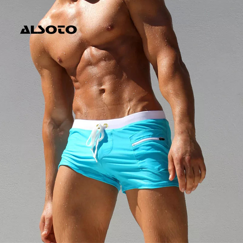 ALSOTO Shorts Men Short Fashion Brand Boardshorts Breathable Casual Mens Shorts