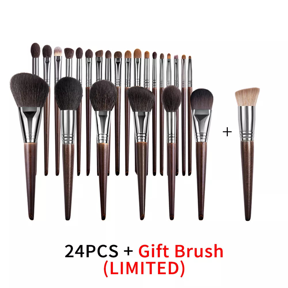 OVW Natural Makeup Brushes Set Eyeshadow Make Up Brush Kit for Makeup