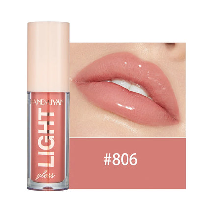 12 Colors Mirror Pearl Lip Gloss Waterproof Long Lasting Moisturizing Lipstick