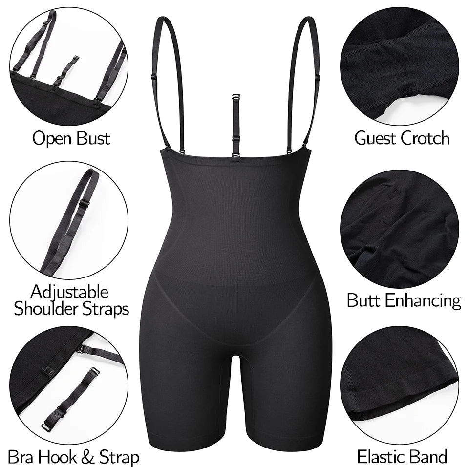 Shapewear Bodysuit for Women Tummy Control Full Body Shaper