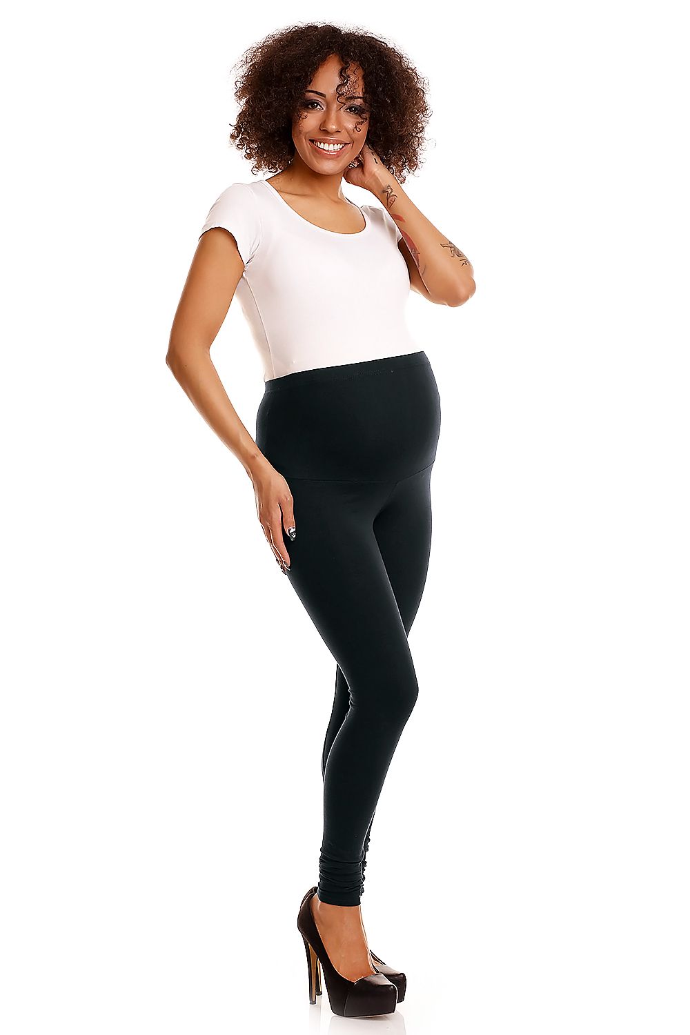 Maternity Leggings Model 84440 PeeKaBoo