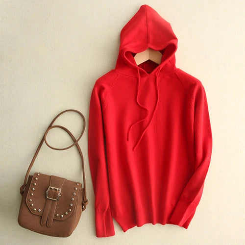 Yellow Hoodies Hooded Sweatshirt Femme Grande Taille Warm Pink Cashmere Hoodie