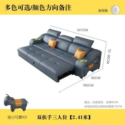 Large New Arrival Sofa Nordic Foldable Storage Floor Folding Living Room Sofa