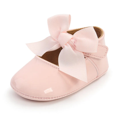 Newborn Baby Shoes Baby Boy Girl Shoes Girl Classic Bowknot Rubber