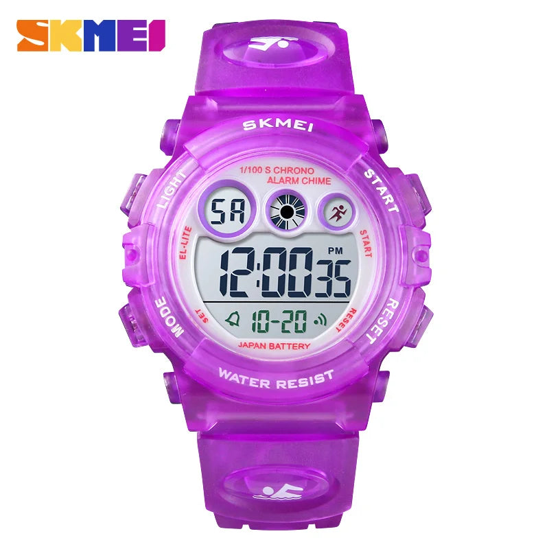 SKMEI Brand Sport Children Watch Waterproof LED Digital Kids Watches